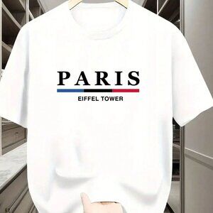 Paris France Eiffel T-shirt for Men
